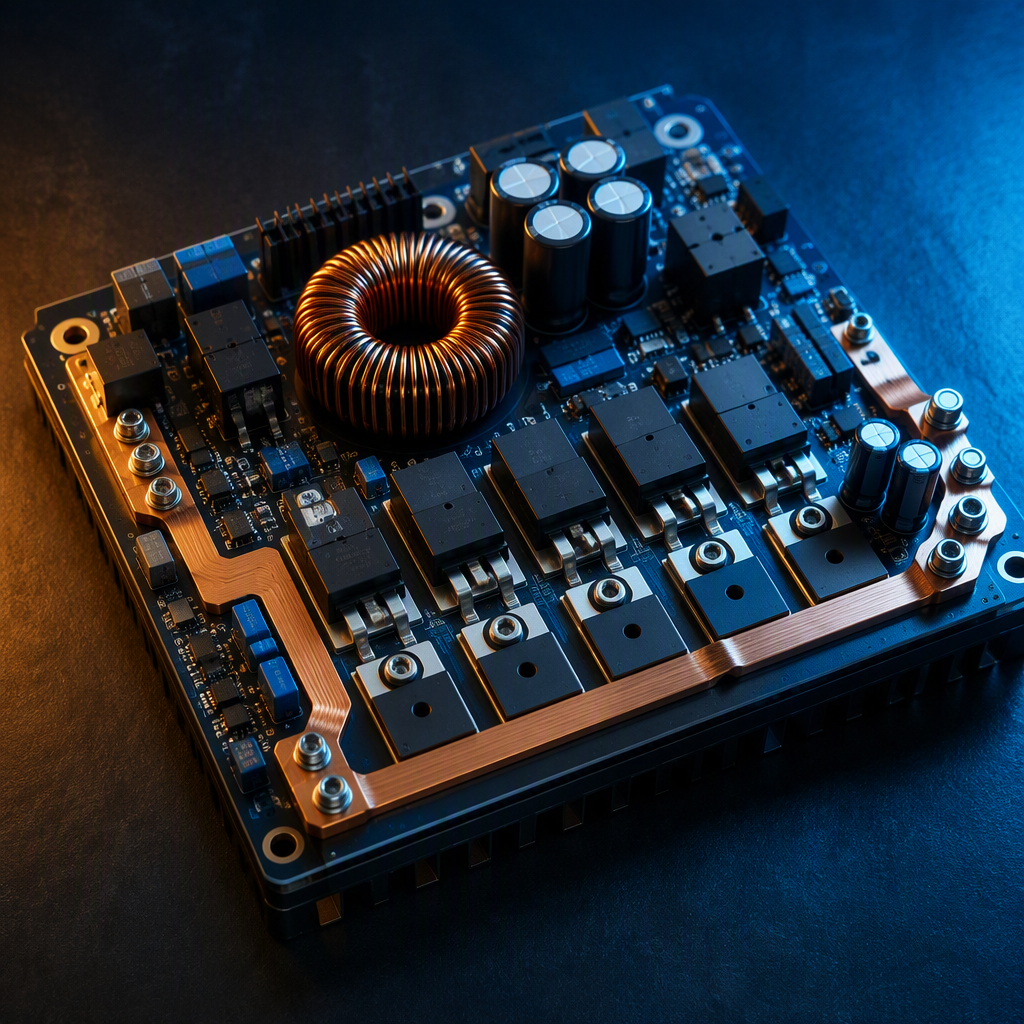 Power electronics PCB for solar inverter and energy storage