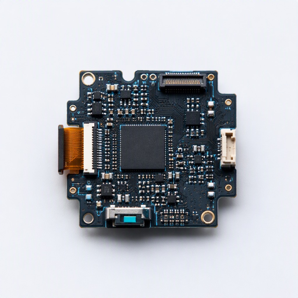 Compact medical device PCB for portable patient monitors