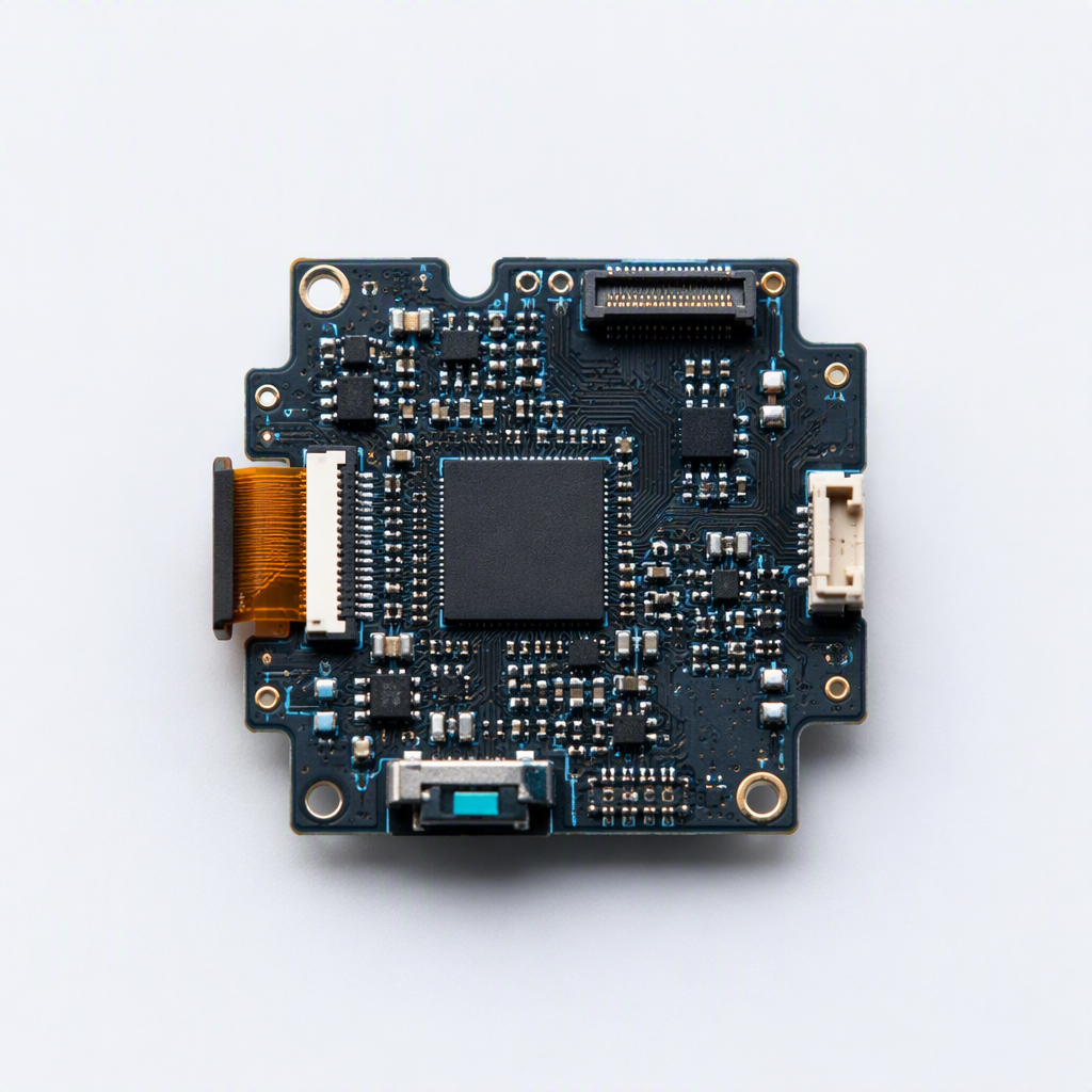 Compact medical device PCB for portable patient monitors