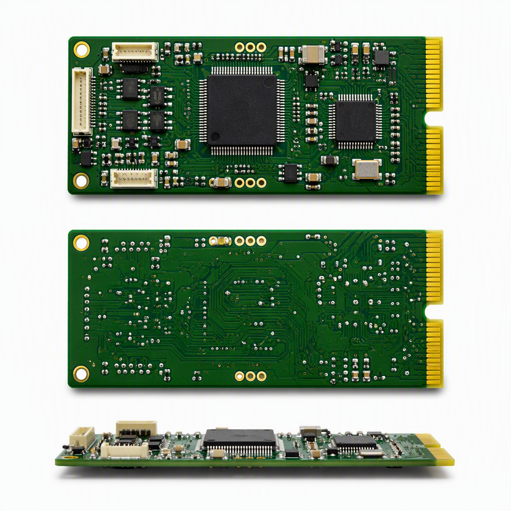 Assembled double-sided SMT and DIP mixed PCBA board